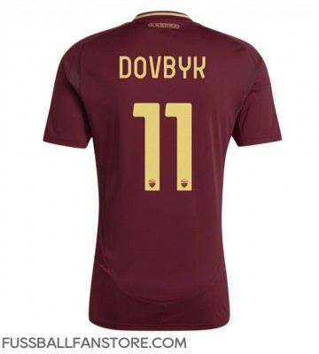 AS Roma Artem Dovbyk #11 Replik Heimtrikot 2024-25 Kurzarm